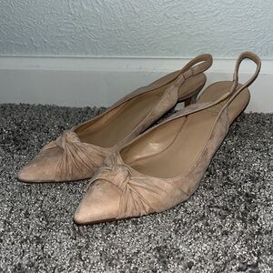 Franco sarto kitten heel sling back size 10